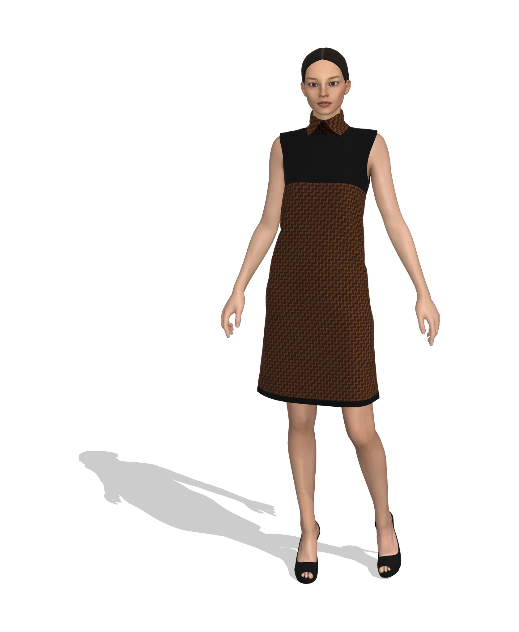 KDscion p59 sleeveless sheath dress